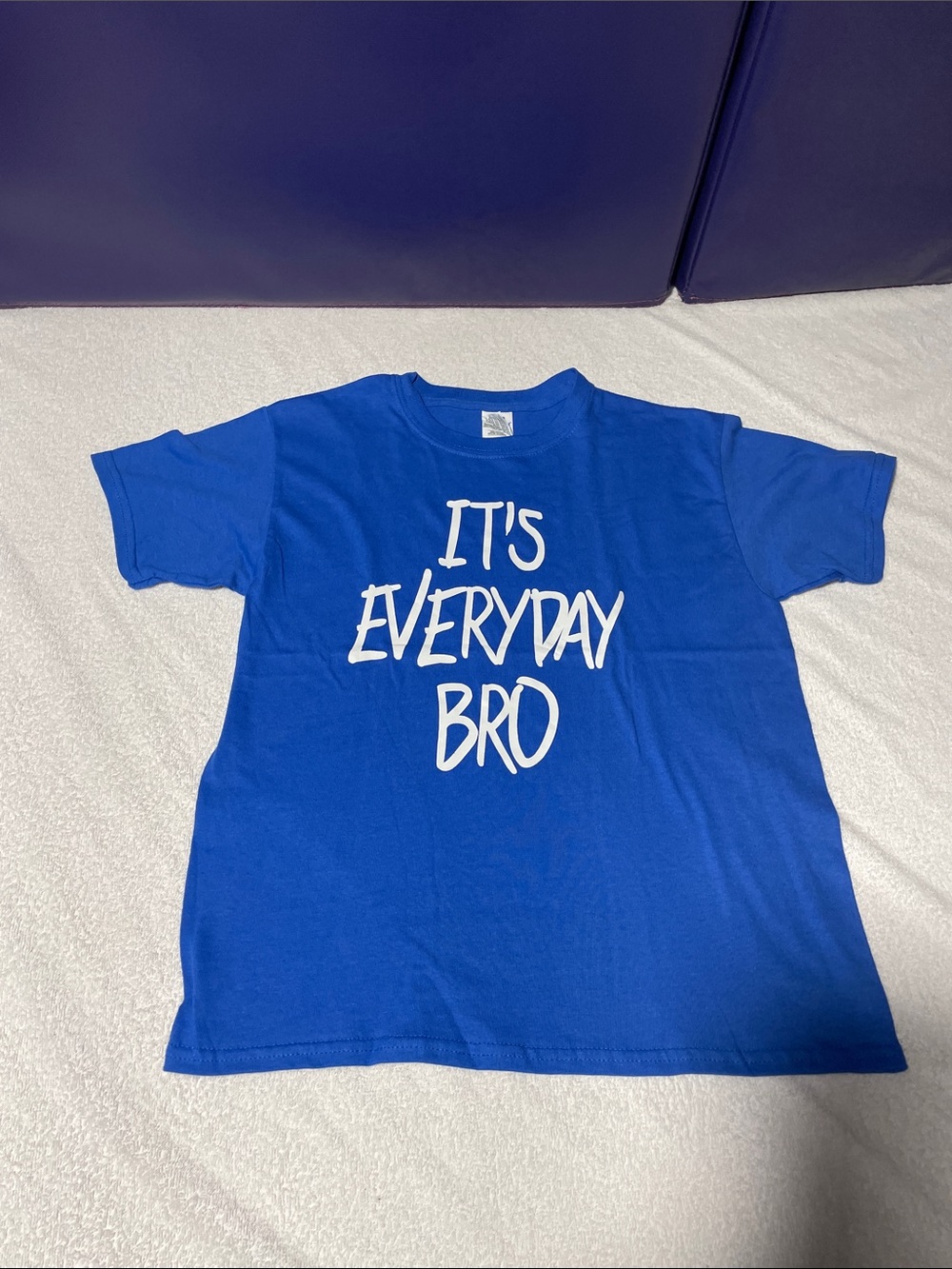 Everyday Bro Graphic Tee - Royal Blue Kids T-Shirt